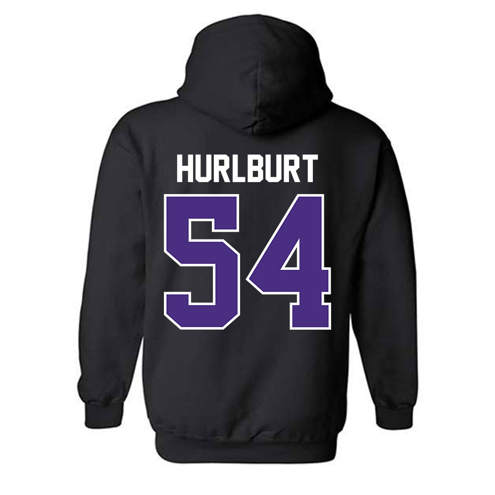 Northwestern - NCAA Men's Basketball : Gus Hurlburt - Sports Shersey Hooded Sweatshirt-1