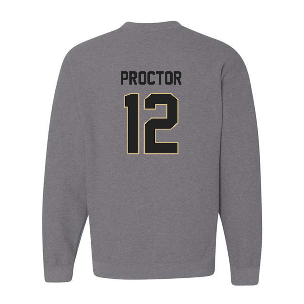 Purdue - NCAA Women's Basketball : Aysia Proctor - Classic Shersey Crewneck Sweatshirt-1