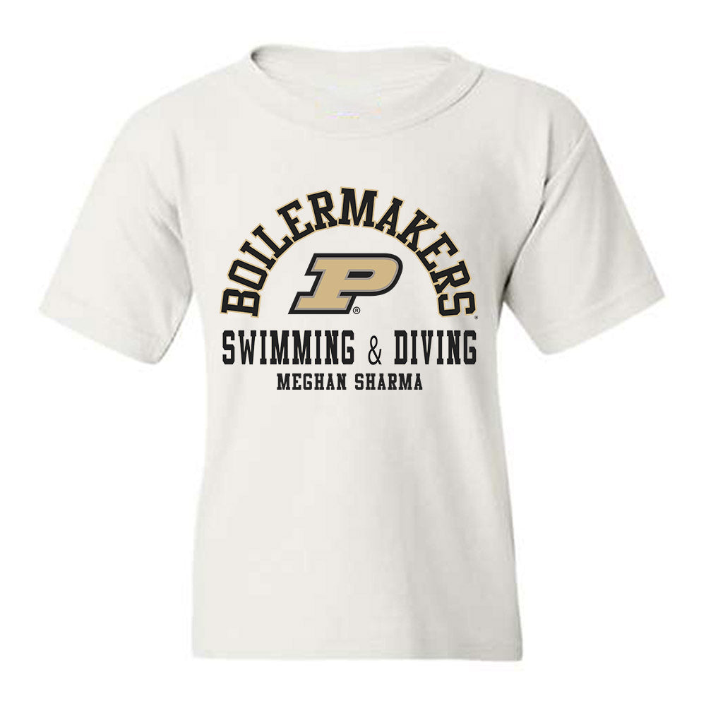 Purdue - NCAA Women's Swimming & Diving : Meghan Sharma - Classic Fashion Shersey Youth T-Shirt-0