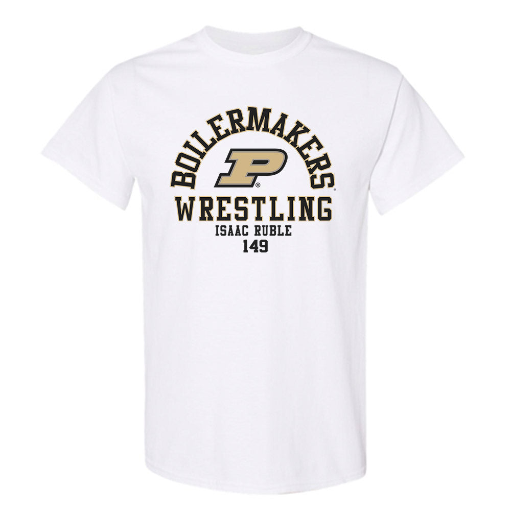 Purdue - NCAA Wrestling : Isaac Ruble - Classic Fashion Shersey T-Shirt-0