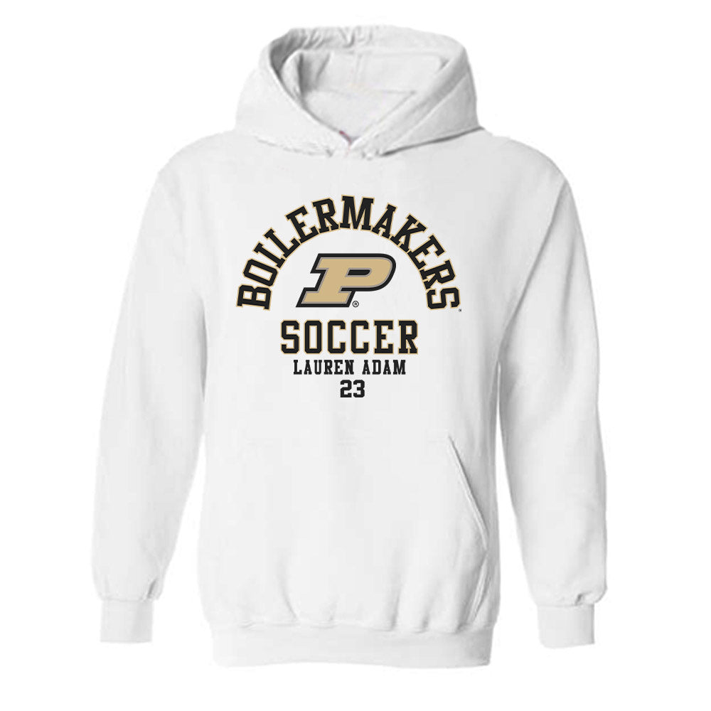 Purdue - NCAA Women's Soccer : Lauren Adam - Classic Fashion Shersey Hooded Sweatshirt
