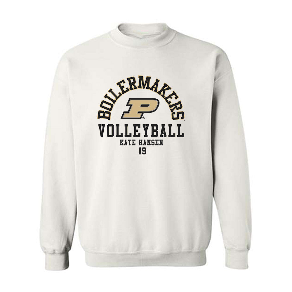 Purdue - NCAA Women's Volleyball : Kate Hansen - Classic Fashion Shersey Crewneck Sweatshirt-0