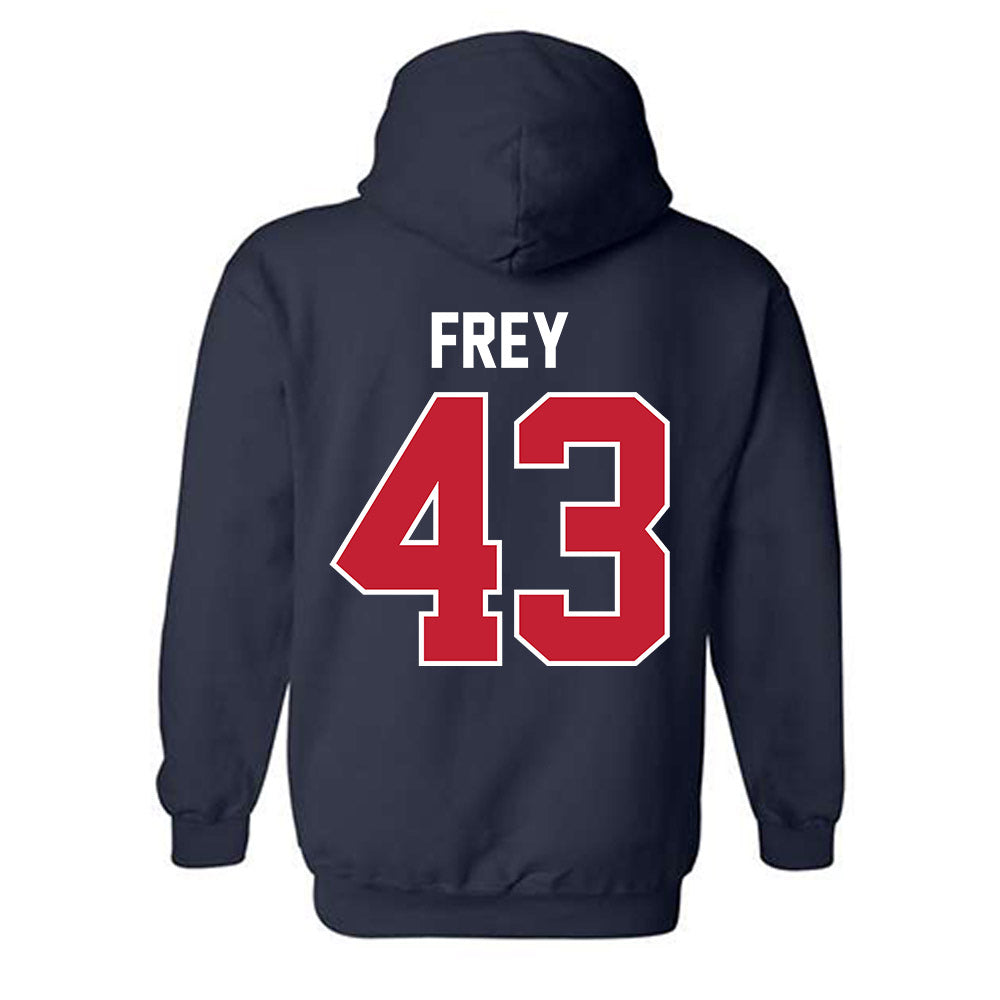 St. Johns - NCAA Baseball : Ayden Frey - Classic Shersey Hooded Sweatshirt-1