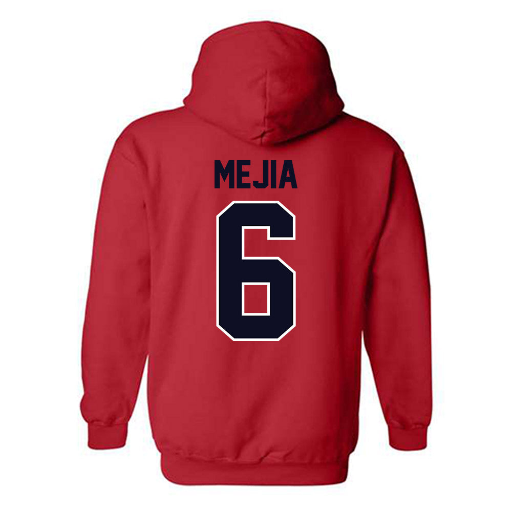 St. Johns - NCAA Women's Volleyball : Katianna Mejia - Classic Shersey Hooded Sweatshirt-1