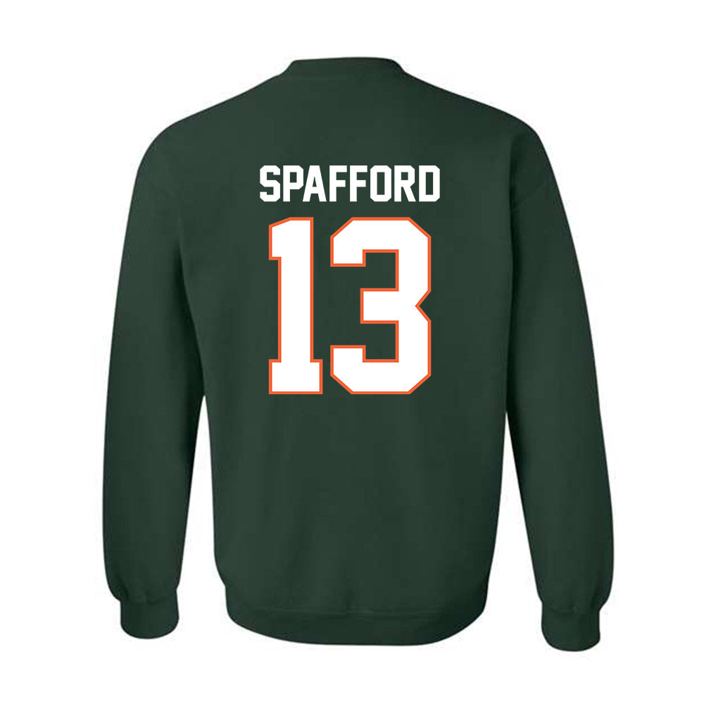 Miami - NCAA Football : Vance Spafford - Classic Shersey Crewneck Sweatshirt-1