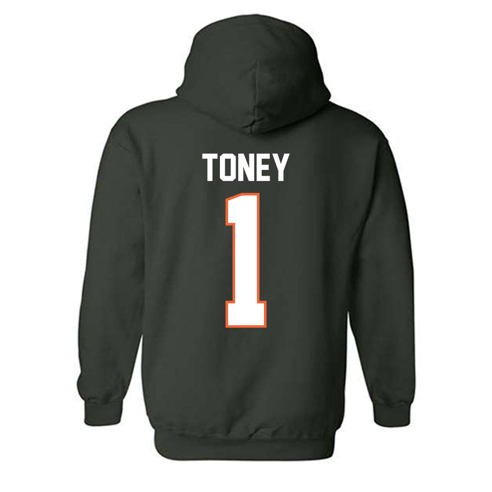 Miami - NCAA Football : Malachi Toney - Classic Shersey Hooded Sweatshirt-1