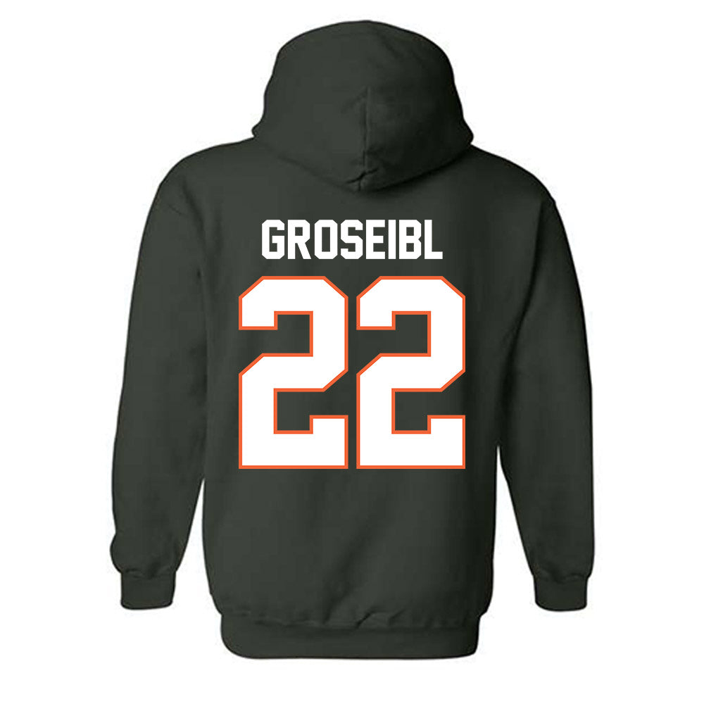 Miami - NCAA Women's Soccer : Sara Groseibl - Classic Shersey Hooded Sweatshirt-1