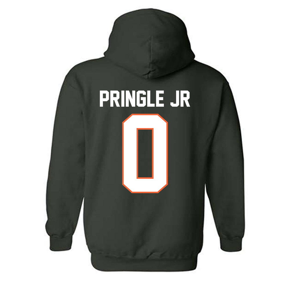 Miami - NCAA Football : Girard Pringle Jr - Classic Shersey Hooded Sweatshirt-1