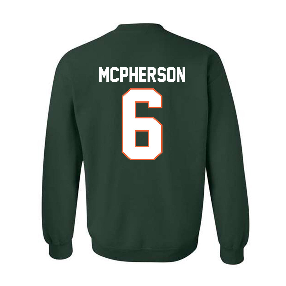 Miami - NCAA Women's Soccer : Jaileah Mcpherson - Classic Shersey Crewneck Sweatshirt-1