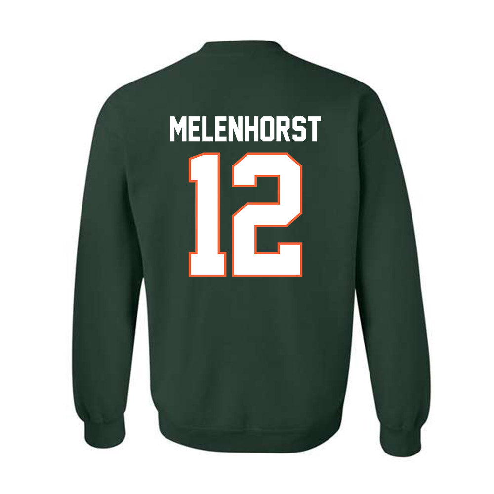 Miami - NCAA Women's Soccer : Teegan Melenhorst - Classic Shersey Crewneck Sweatshirt-1