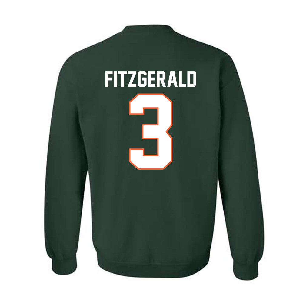 Miami - NCAA Football : Bryce Fitzgerald - Classic Shersey Crewneck Sweatshirt-1