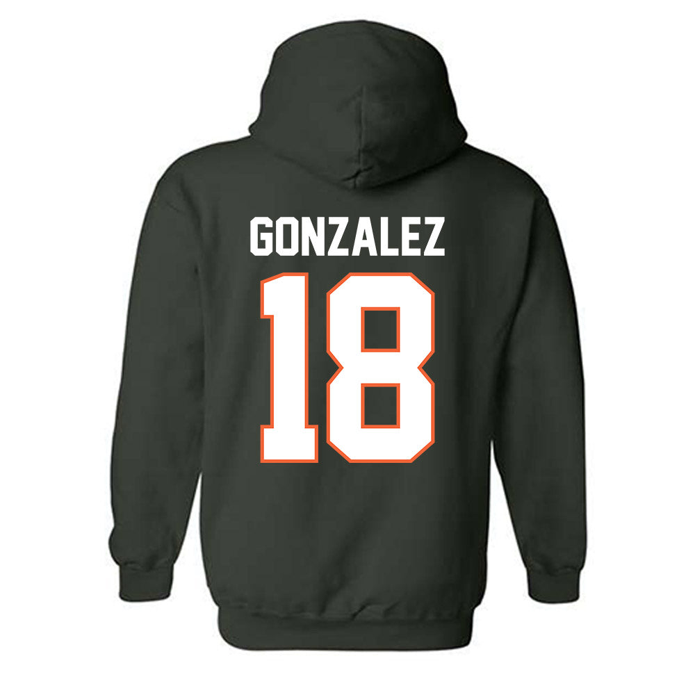 Miami - NCAA Football : Vinny Gonzalez - Classic Shersey Hooded Sweatshirt-1