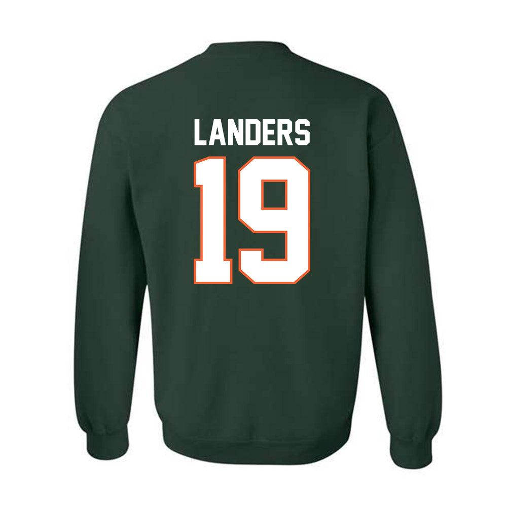 Miami - NCAA Women's Soccer : Maddie Landers - Classic Shersey Crewneck Sweatshirt-1