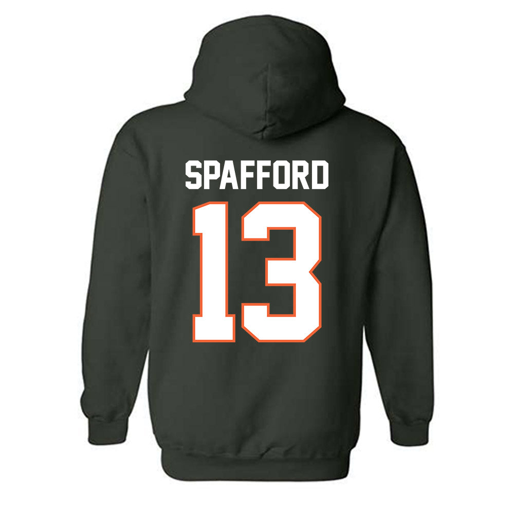 Miami - NCAA Football : Vance Spafford - Classic Shersey Hooded Sweatshirt-1