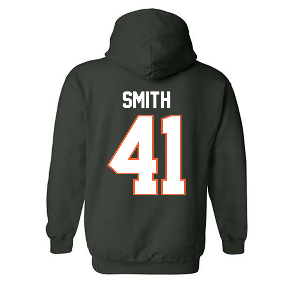 Miami - NCAA Football : Chase Smith - Classic Shersey Hooded Sweatshirt-1