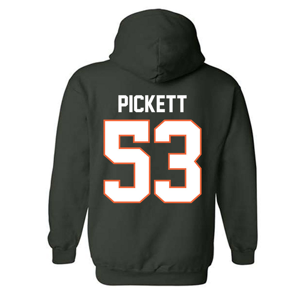 Miami - NCAA Football : Canon Pickett - Classic Shersey Hooded Sweatshirt-1