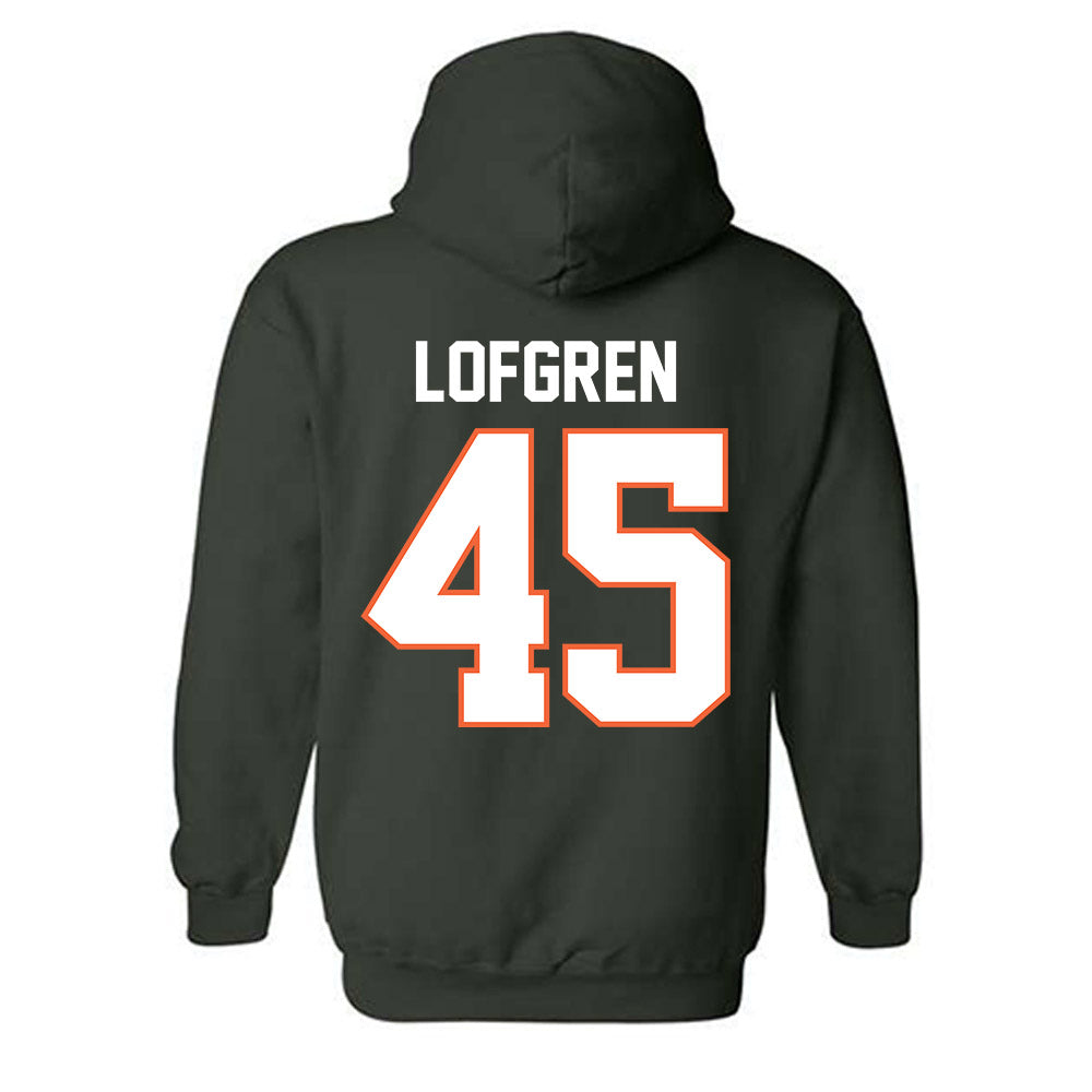 Miami - NCAA Baseball : Brixton Lofgren - Classic Shersey Hooded Sweatshirt-1
