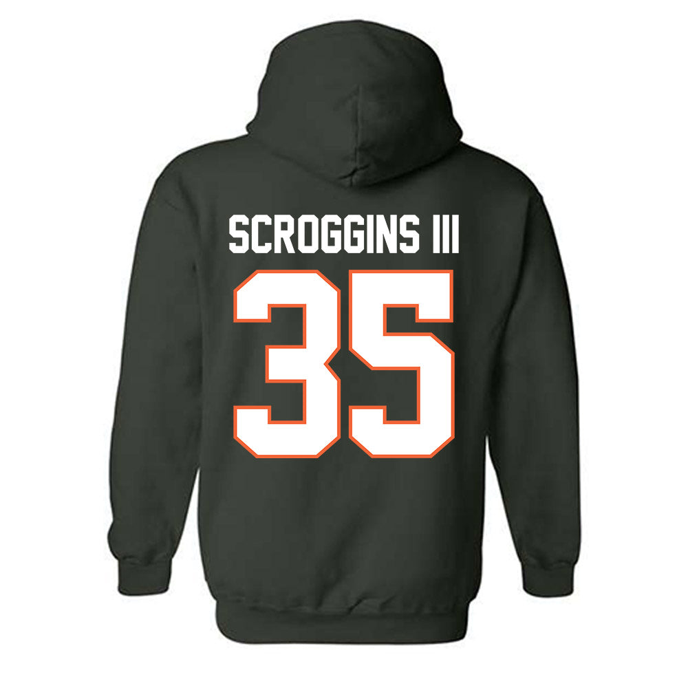 Miami - NCAA Football : Herbert Scroggins III - Classic Shersey Hooded Sweatshirt-1