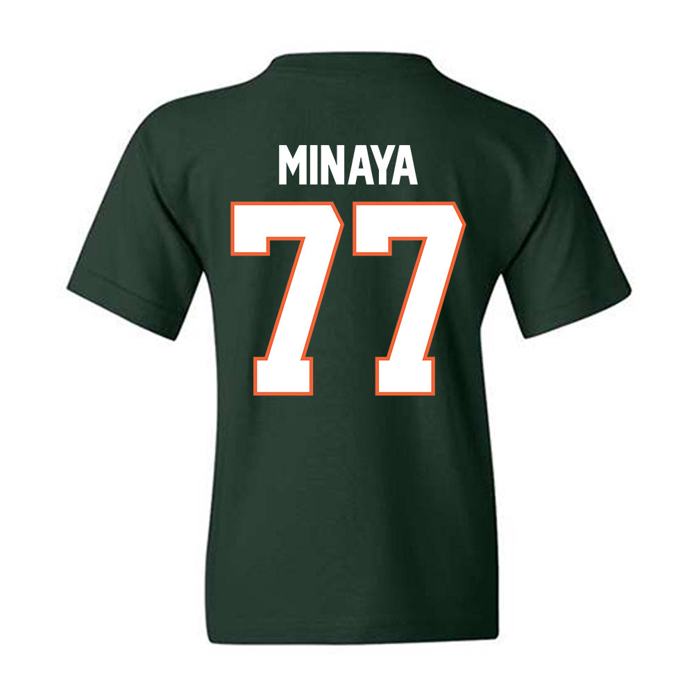 Miami - NCAA Football : Juan Minaya - Classic Shersey Youth T-Shirt-1