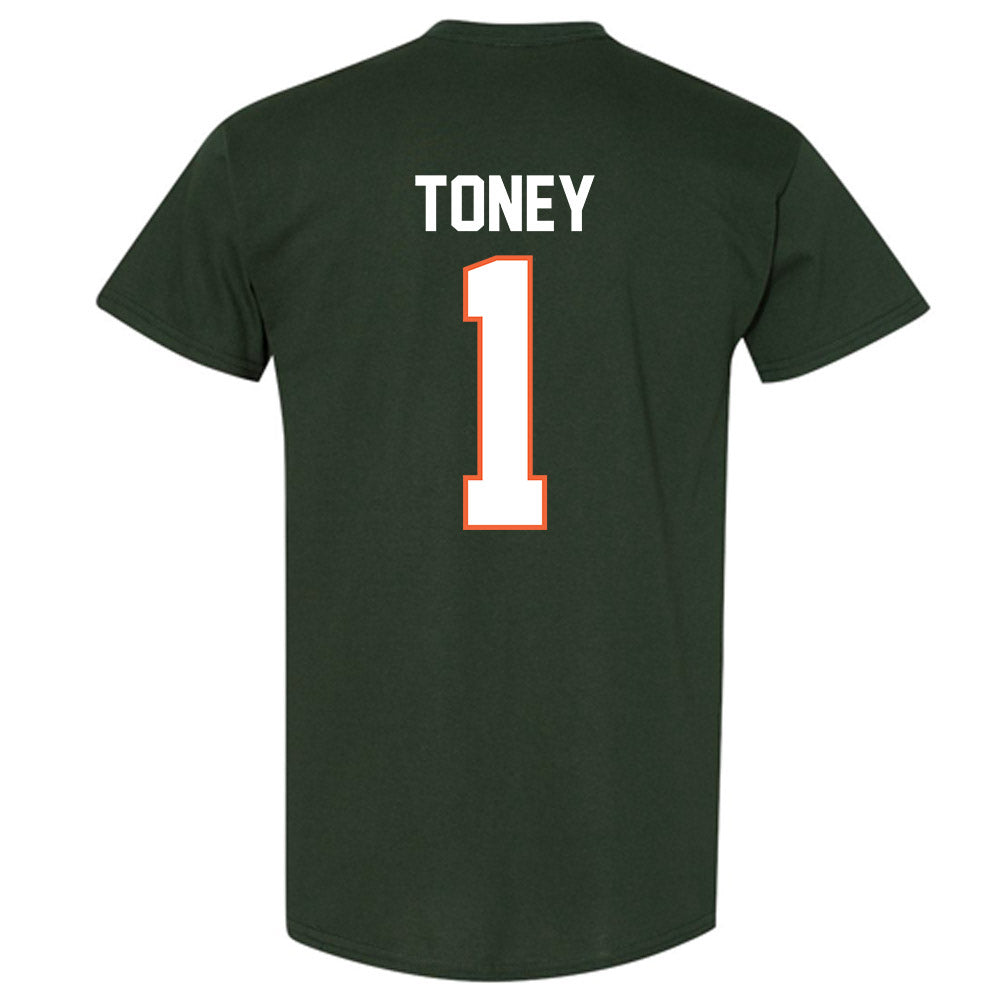 Miami - NCAA Football : Malachi Toney - Classic Shersey T-Shirt-1