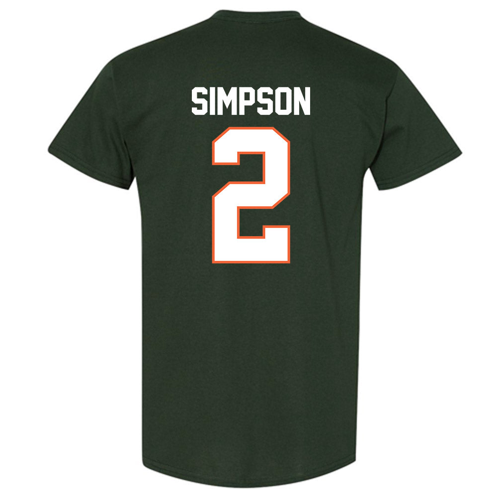 Miami - NCAA Women's Soccer : Emilie Simpson - Classic Shersey T-Shirt-1