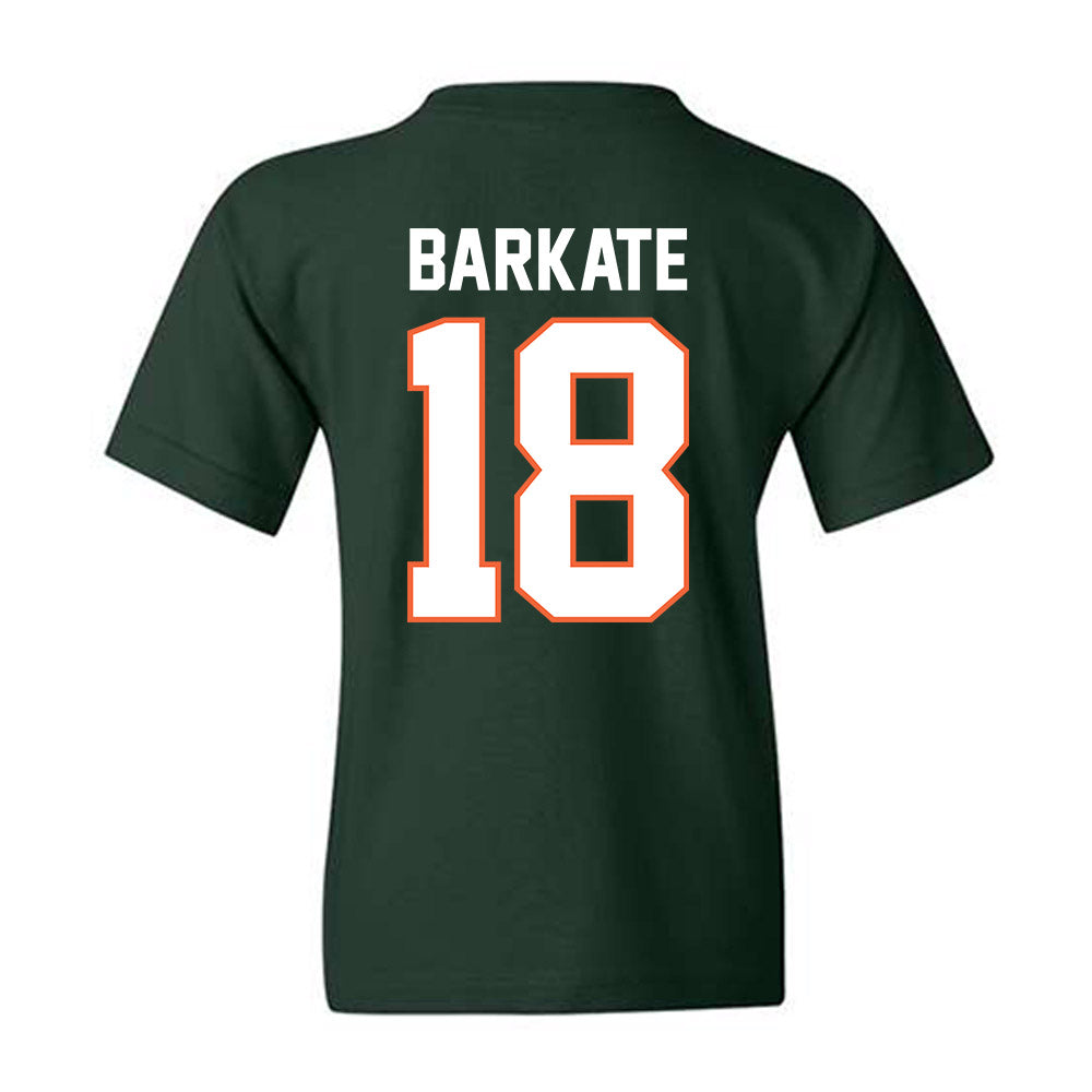 Miami - NCAA Football : Cooper Barkate - Classic Shersey Youth T-Shirt-1