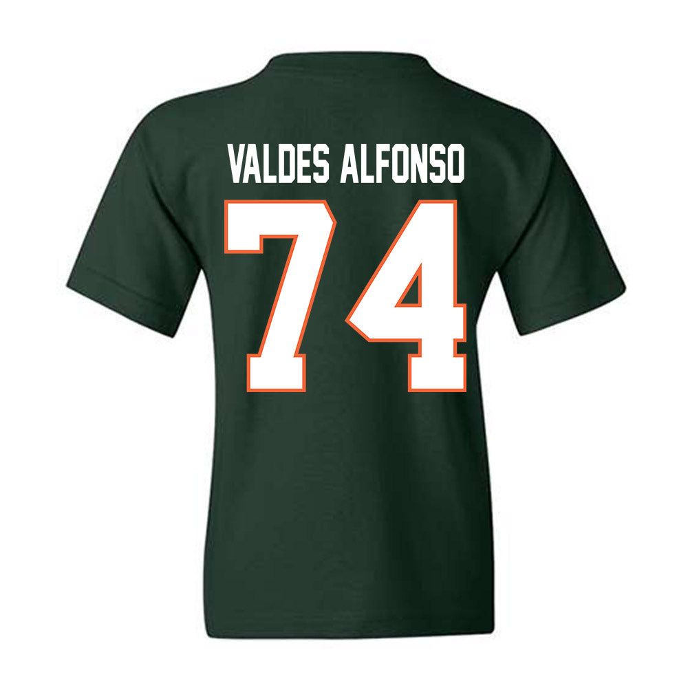 Miami - NCAA Football : Yerovi Valdes Alfonso - Classic Shersey Youth T-Shirt-1