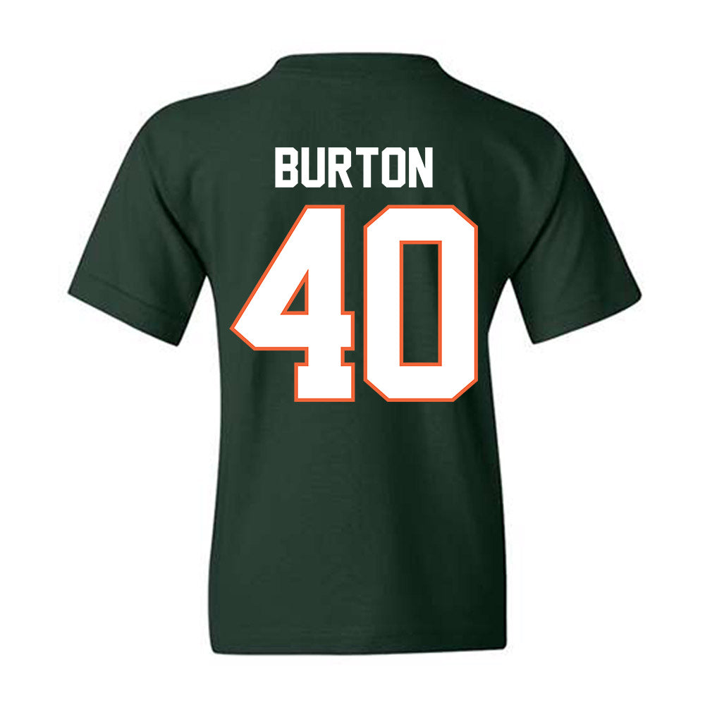 Miami - NCAA Football : Brennan Burton - Classic Shersey Youth T-Shirt-1