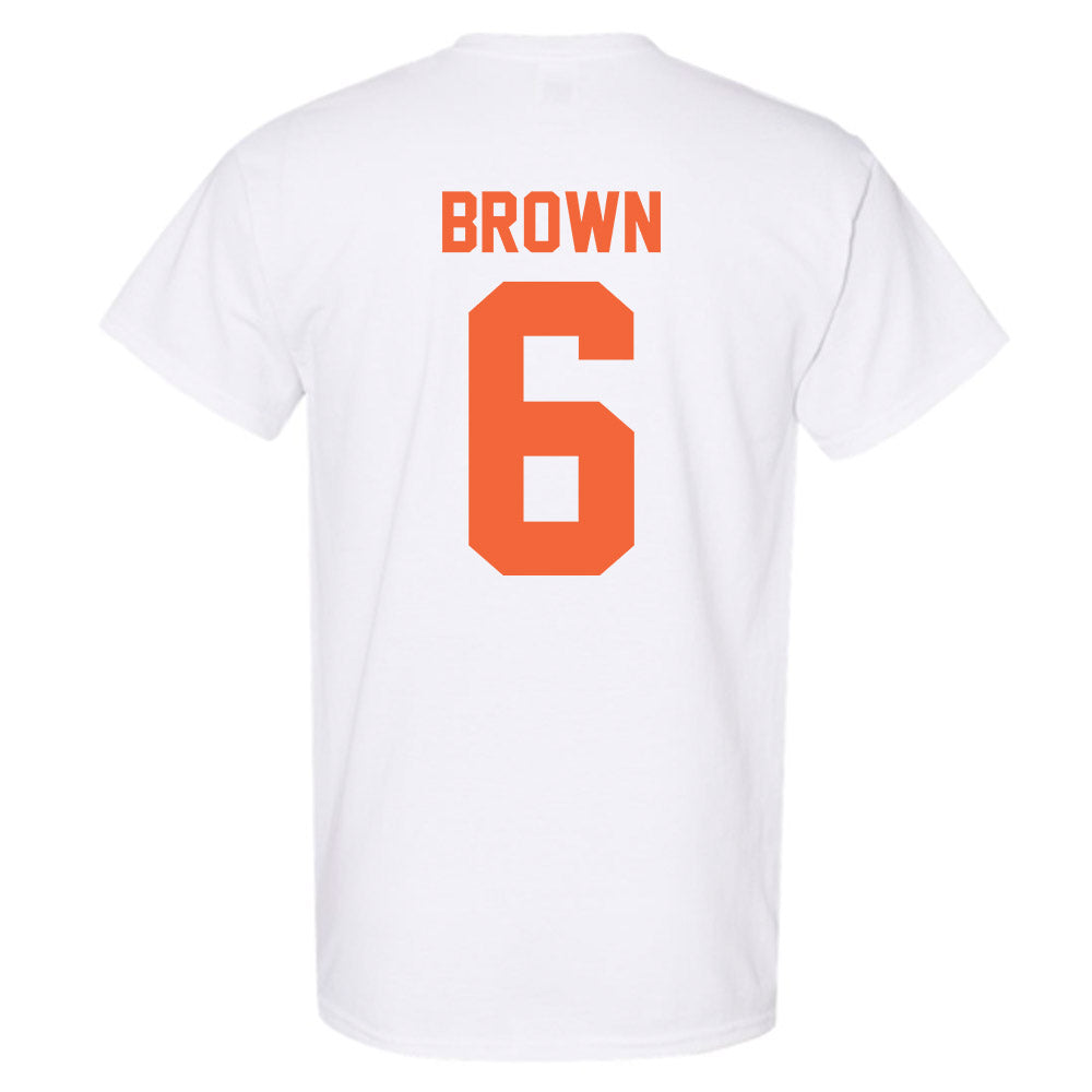 Miami - NCAA Football : CharMar Brown - Classic Shersey T-Shirt-1