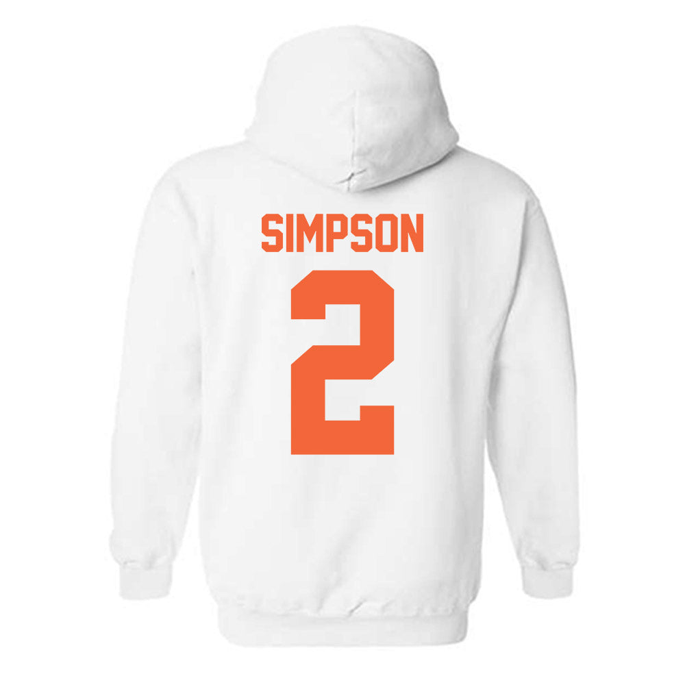 Miami - NCAA Women's Soccer : Emilie Simpson - Classic Shersey Hooded Sweatshirt-1