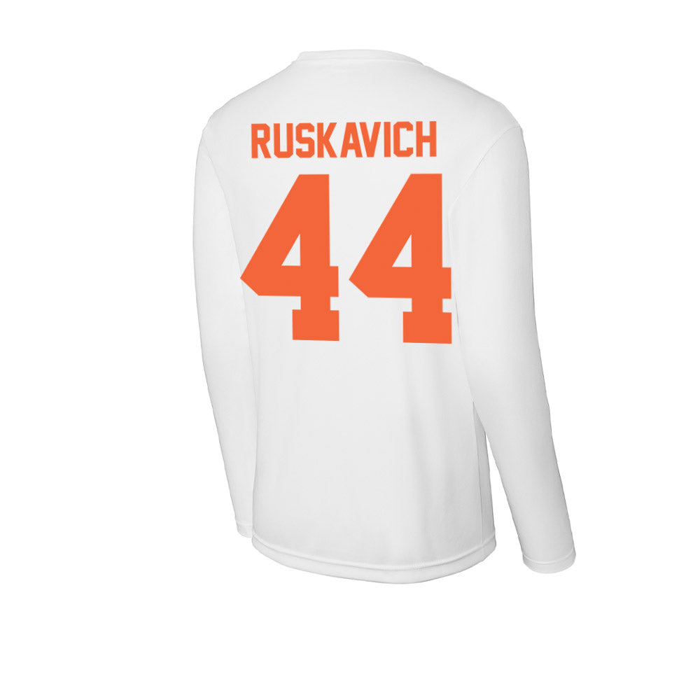 Miami - NCAA Football : Owen Ruskavich - Classic Shersey Activewear Long Sleeve T-Shirt-1