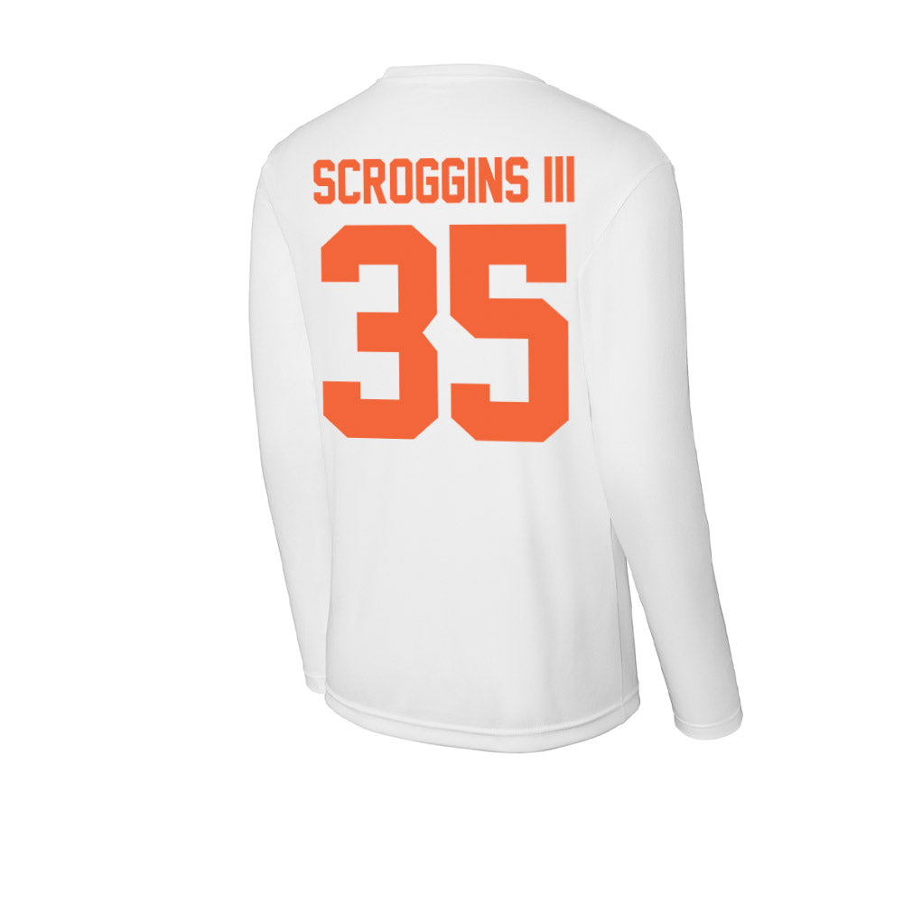 Miami - NCAA Football : Herbert Scroggins III - Classic Shersey Activewear Long Sleeve T-Shirt-1