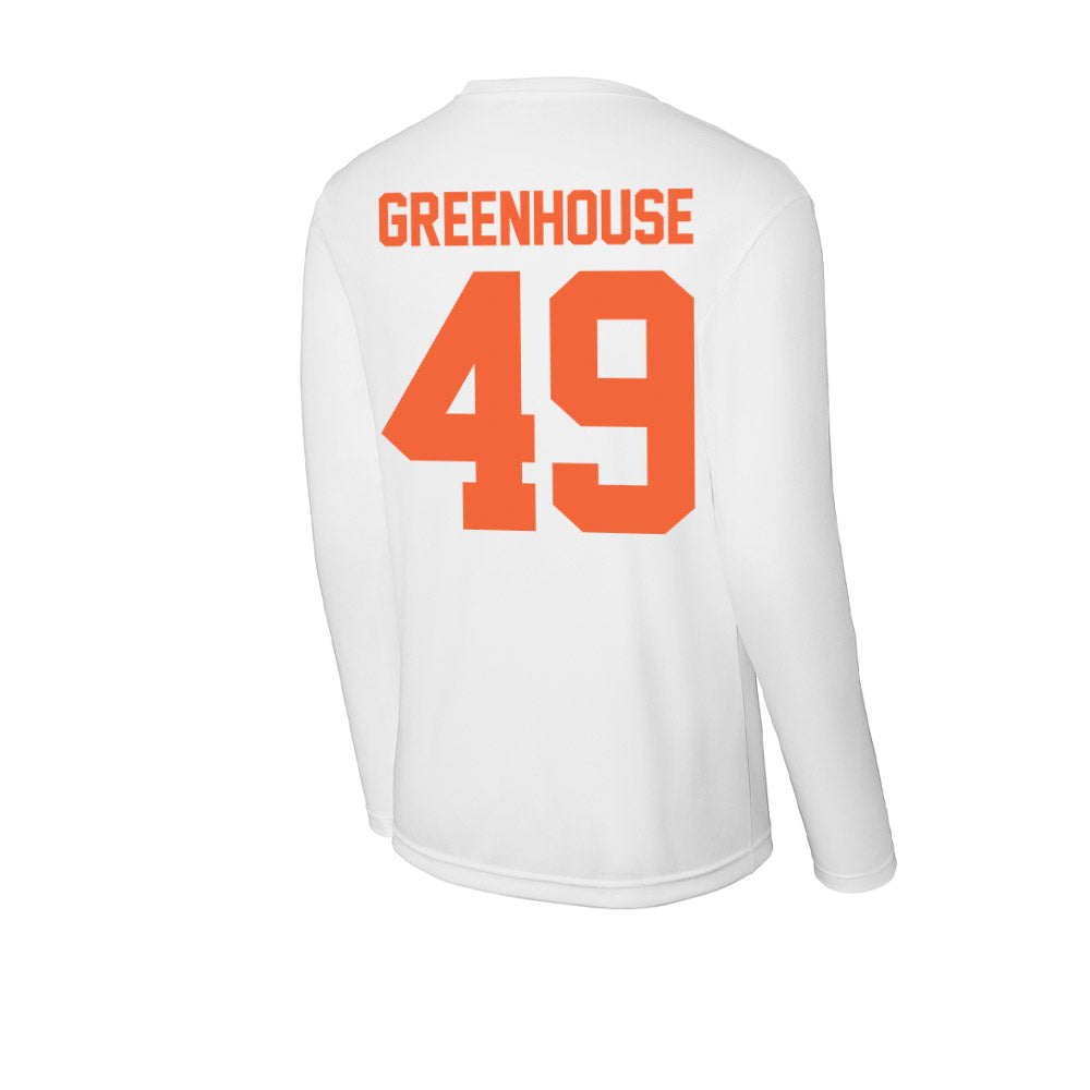 Miami - NCAA Baseball : Mason Greenhouse - Classic Shersey Activewear Long Sleeve T-Shirt-1