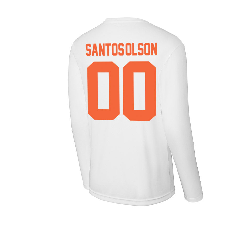 Miami - NCAA Baseball : Sebastian Santos-Olson - Classic Shersey Activewear Long Sleeve T-Shirt-1
