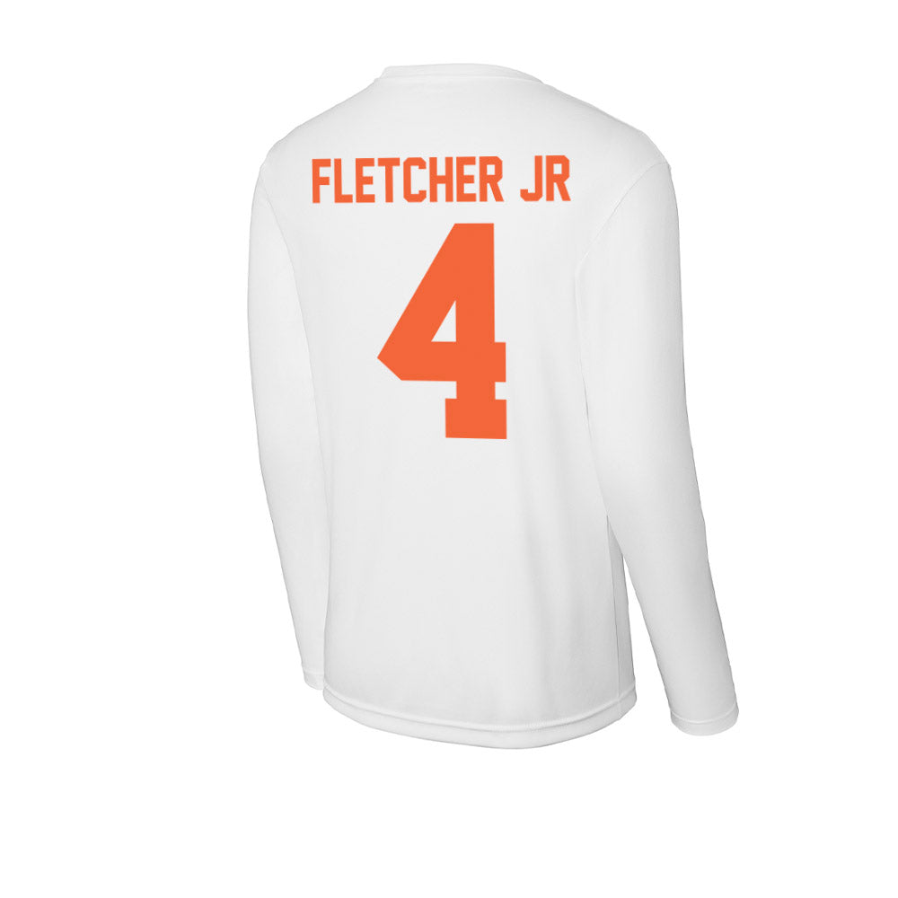 Miami - NCAA Football : Mark Fletcher Jr - Classic Shersey Activewear Long Sleeve T-Shirt-1