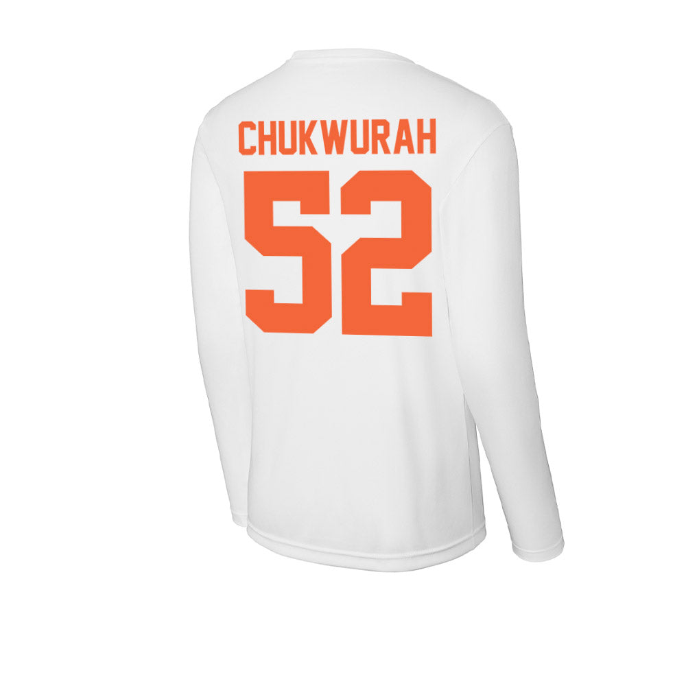 Miami - NCAA Football : Isaac Chukwurah - Classic Shersey Activewear Long Sleeve T-Shirt-1