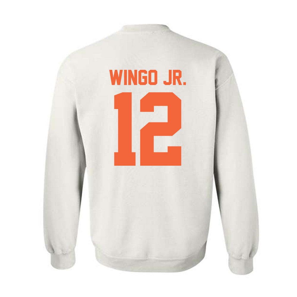 Miami - NCAA Football : Somourian Wingo Jr. - Classic Shersey Crewneck Sweatshirt-1