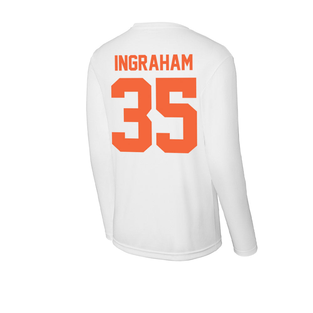 Miami - NCAA Football : Monroe Ingraham - Classic Shersey Activewear Long Sleeve T-Shirt-1