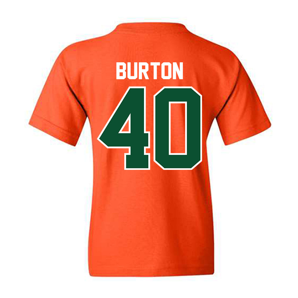 Miami - NCAA Football : Brennan Burton - Classic Shersey Youth T-Shirt-1