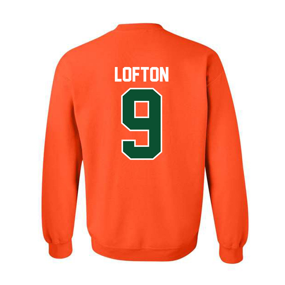 Miami - NCAA Football : Elija Lofton - Classic Shersey Crewneck Sweatshirt-1