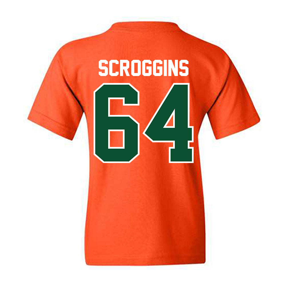 Miami - NCAA Football : Ralph Scroggins - Classic Shersey Youth T-Shirt-1