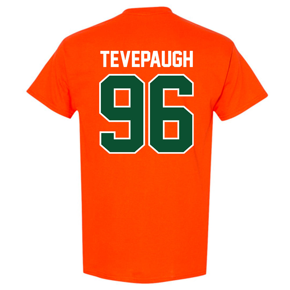 Miami - NCAA Football : Tucker Tevepaugh - Classic Shersey T-Shirt-1