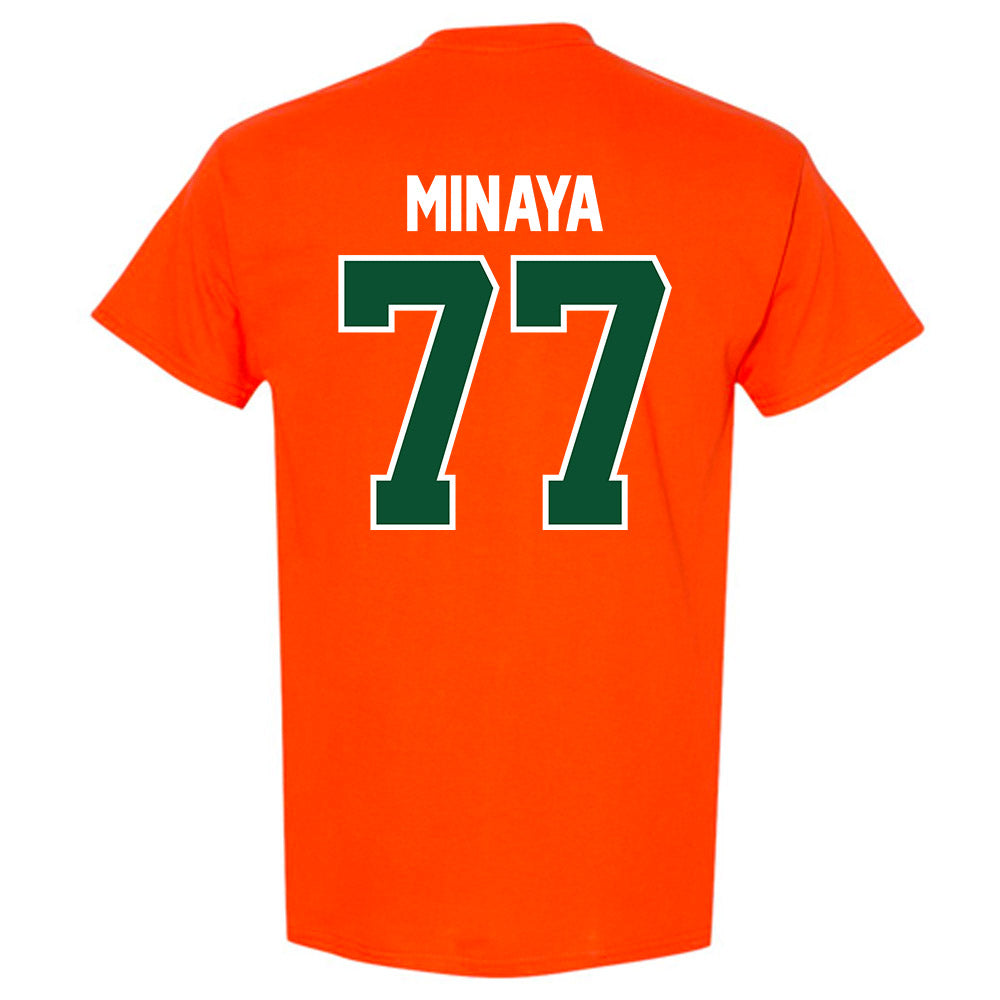 Miami - NCAA Football : Juan Minaya - Classic Shersey T-Shirt-1