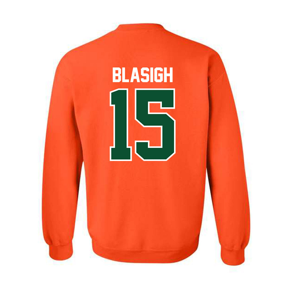 Miami - NCAA Women's Basketball : Vittoria Blasigh - Classic Shersey Crewneck Sweatshirt-1