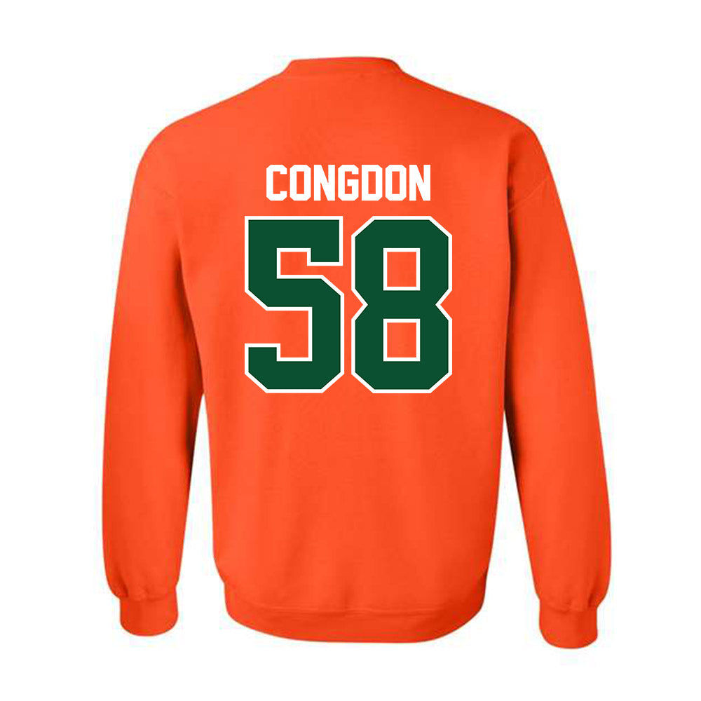 Miami - NCAA Football : Ben Congdon - Classic Shersey Crewneck Sweatshirt-1