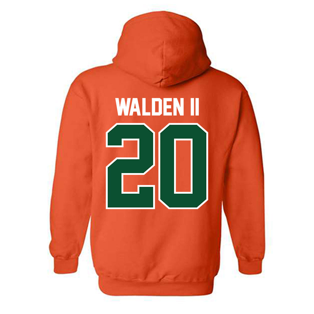 Miami - NCAA Football : Terrell Walden II - Classic Shersey Hooded Sweatshirt-1