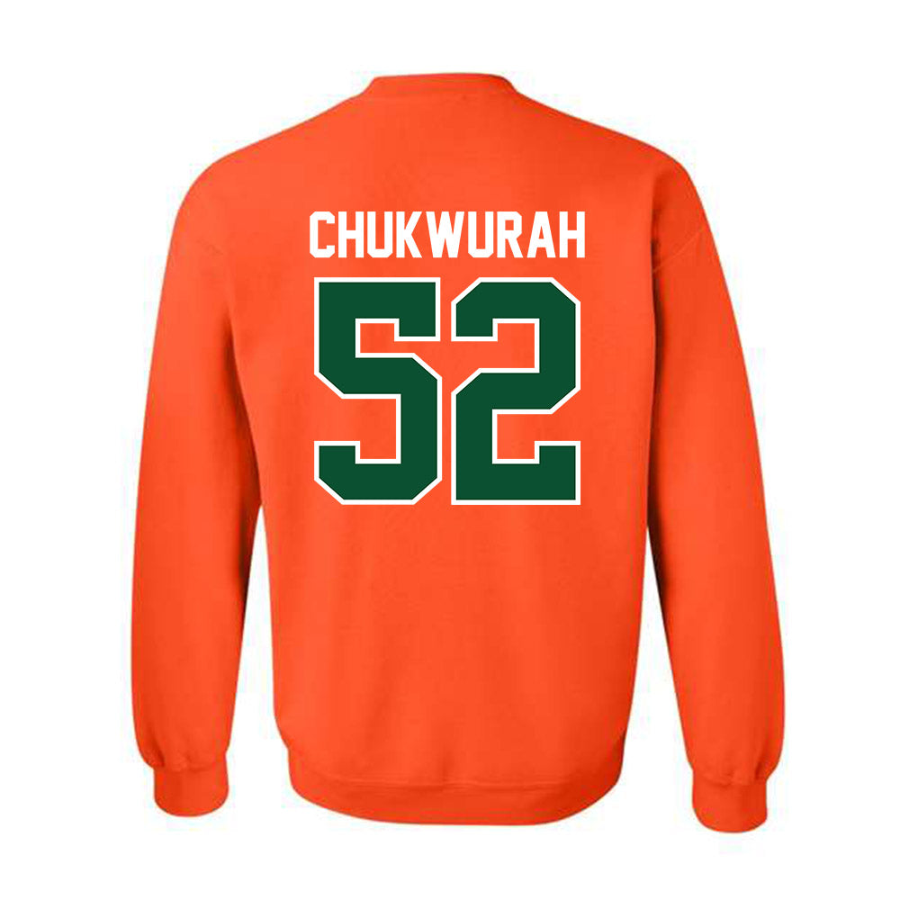 Miami - NCAA Football : Isaac Chukwurah - Classic Shersey Crewneck Sweatshirt-1