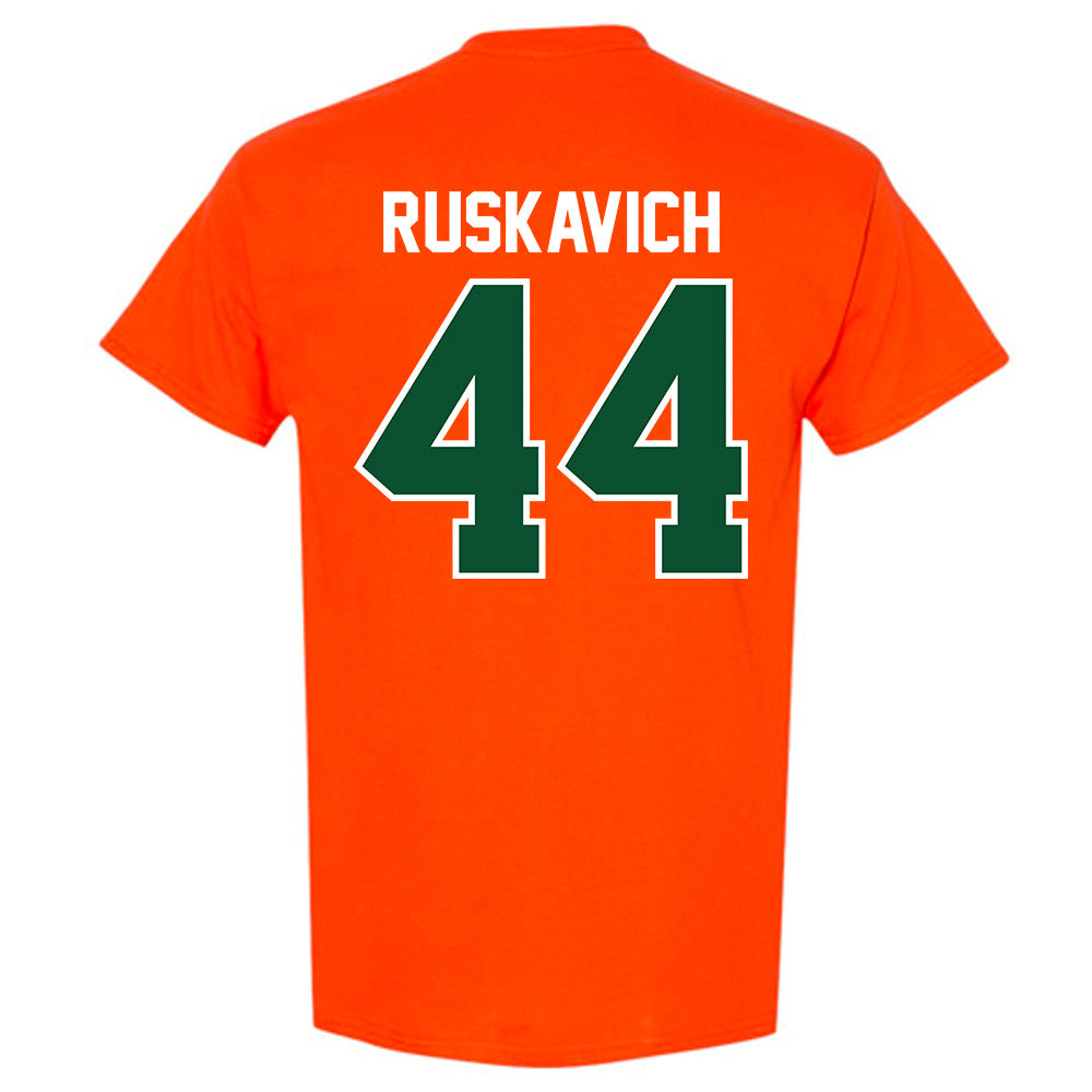 Miami - NCAA Football : Owen Ruskavich - Classic Shersey T-Shirt-1