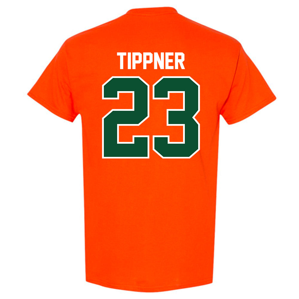 Miami - NCAA Women's Basketball : Meredith Tippner - Classic Shersey T-Shirt-1