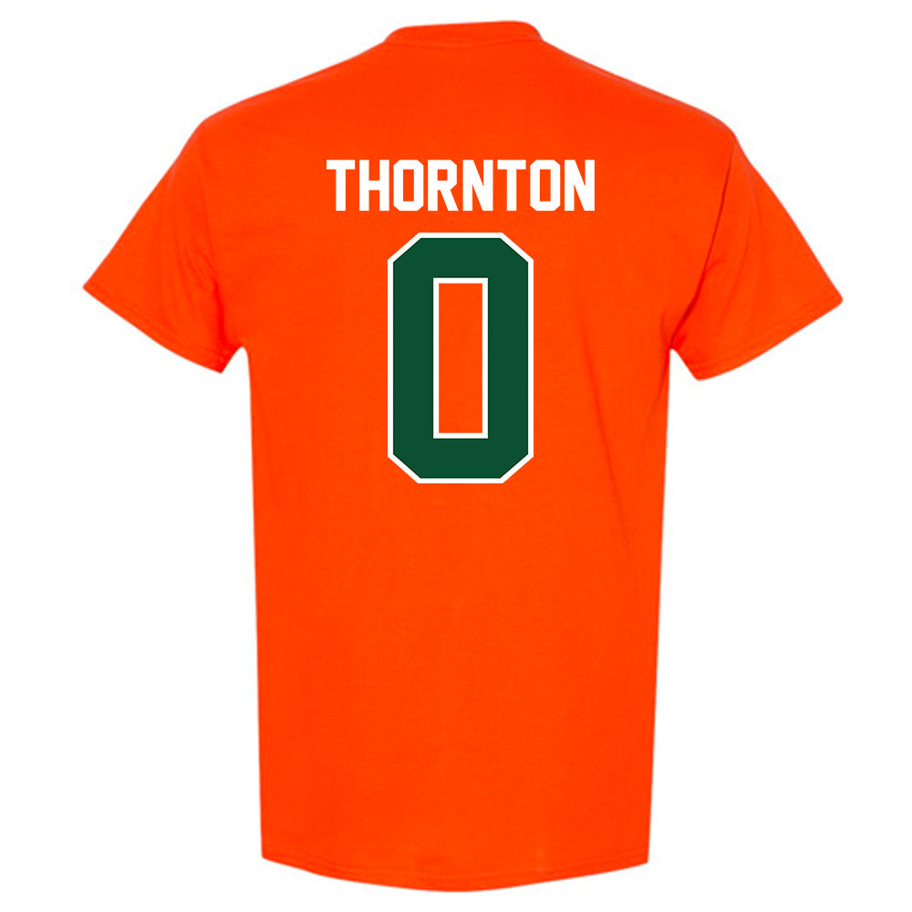 Miami - NCAA Football : Omar Thornton - Classic Shersey T-Shirt-1
